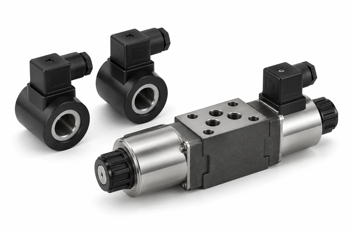 Bobines, électrovannes et connecteurs hydrauliques