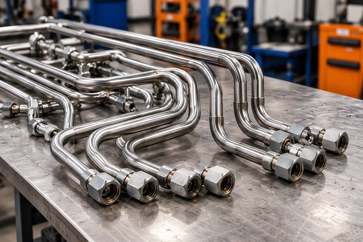 Tubes rigides hydrauliques cintrés et raccordements Flex’HS